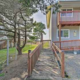 Interior1Sanderling 海洋小屋,14號單位,林肯县公寓