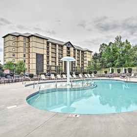 Interior 1 Downtown Pigeon Forge Condo w/ Pool Access!, The Island in Pigeon Forge Hotels