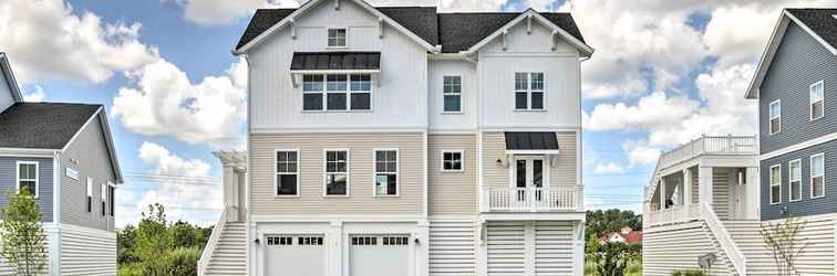 Lain-lain Upscale Coastal Home, 2 Mi to Bethany Beach!