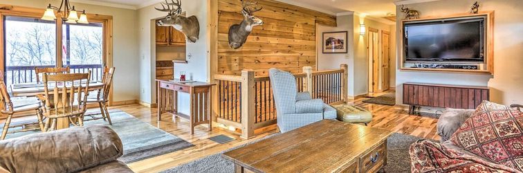 其他 Peaceful Hancock Home w/ Patio, Deck & Grill!