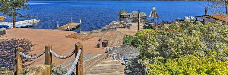 Others Grand Lakefront Home w/ Dock in The Hideout!