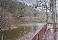 Others 3 Riverfront Elkins Home w/ Fireplace & Deck!