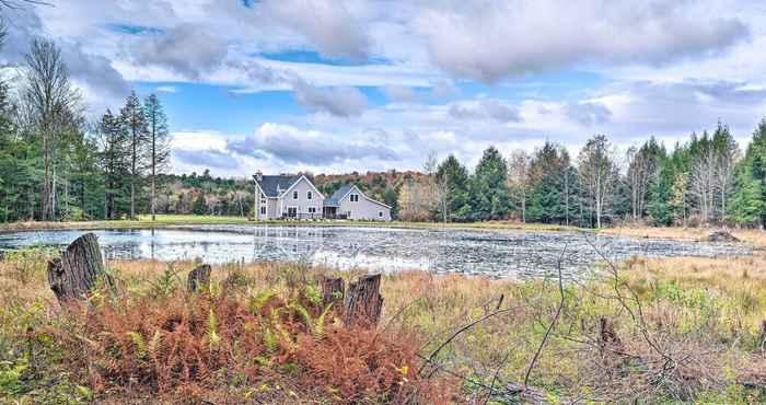 Lainnya Spacious & Secluded Forksville Home: Fire Pit