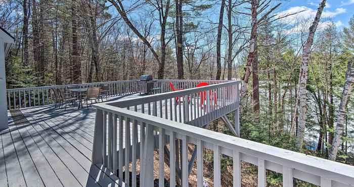 Others Wooded Waterfront Grantham Home: < 10 Mi to Ski!