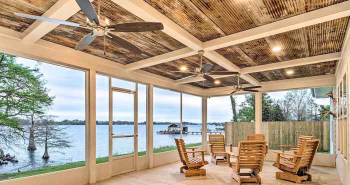 Lainnya Modern Lake House on Lake Bruin: Pier & Boat Slip!