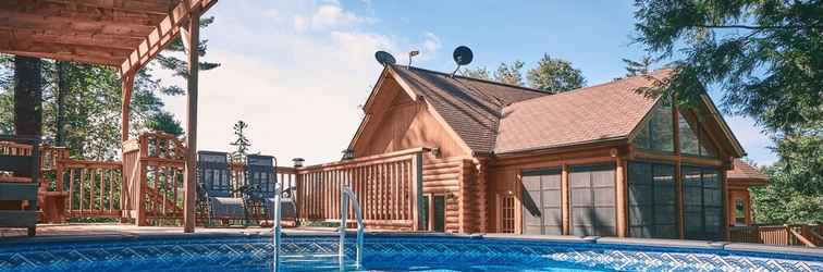 อื่นๆ Duc 88 - Luxury log Chalet With hot tub Barrel Sauna and Private Heated Pool