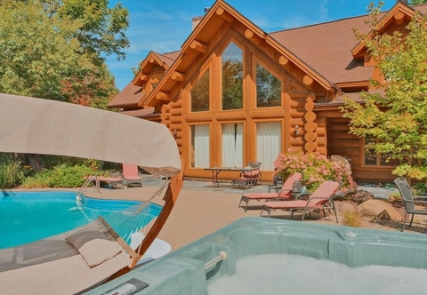 Others Executive Double 26 - Stunning Luxury log Home With hot tub Sauna Heated Pool