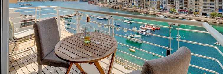 Lainnya Exquisite Seafront Apart in Spinola Bay St Julians