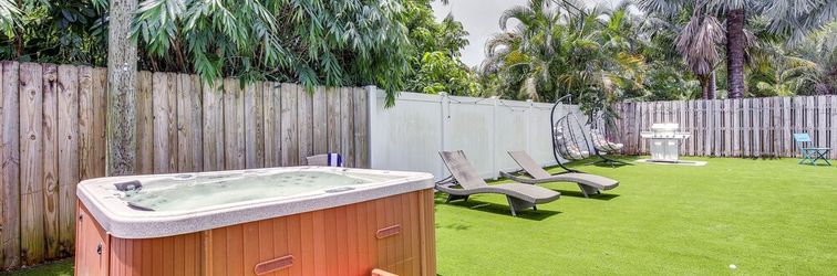 Others Fort Lauderdale Home w/ Hot Tub ~ 3 Mi to Beach!