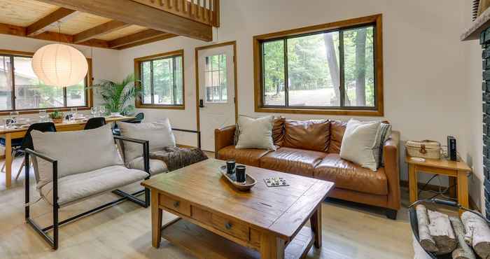 Lainnya Lake Ariel Vacation Rental: Screened Porch & Grill