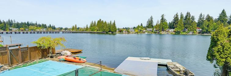 その他 Tacoma Home on Steilacoom Lake w/ Dock!