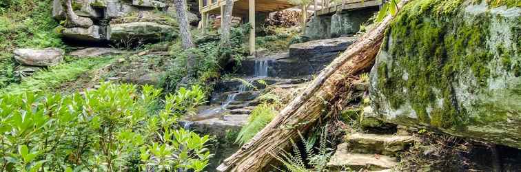 อื่นๆ Pisgah Forest Cabin w/ Mountain + Waterfall Views!