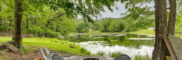 Others Lakefront Bethel Cabin w/ Deck, Grill & Views!