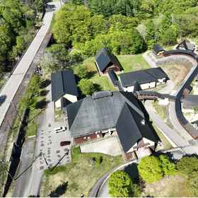 Exterior 1 Azuki Onsen Kaboku No Yado, Hotel Balai Warga Honna