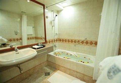 In-room Bathroom BELVEDERE COURT HOTEL APARTMENTS