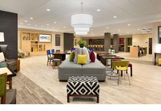 Lobi 2 Home2 Suites By Hilton Hasbrouck Heights