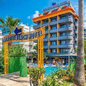 อาร์ซี พาราไดซ์ บีช เอ็กซ์ ดิมสวีท 1, โรงแรม & ที่พัก Paradis Sitesi