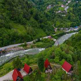 Exterior view1Bungalove Tatil köyü，恰姆勒赫姆辛县別墅