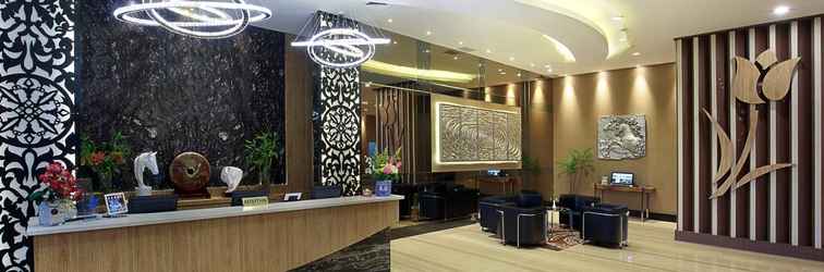 Lobby Galaxy Hotel Banjarmasin 