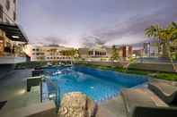 Swimming Pool Crown Prince Hotel Surabaya managed by Midtown Indonesia Hotels