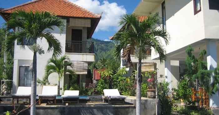 Luar Bangunan Lucky Paradise Bungalows On The Beach