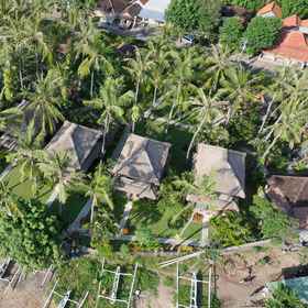 from the sky 1 Coral View Villas, Tianyar Hotels