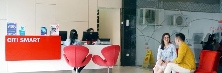 Lobi Citismart Hotel Pekanbaru 