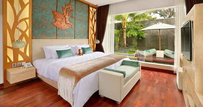 Bedroom The Leaf Jimbaran Luxury Villas