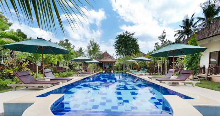 Swimming Pool Puri Kirana Cottage Lembongan