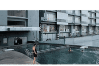 Swimming Pool One-Stop Residence & Hotel