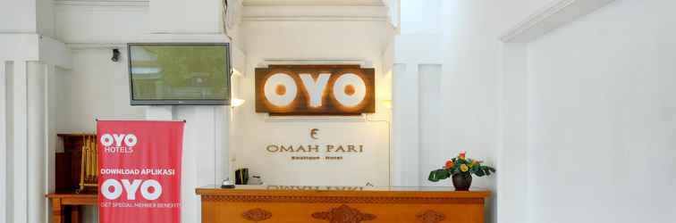 Lobi OYO Capital O 514 Omah Pari Boutique Hotel