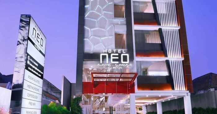 Luar Bangunan Hotel Neo Gubeng - Surabaya by ASTON