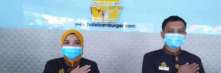 ล็อบบี้ Hotel Zamburger Plaza Mahkota