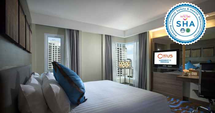 ห้องนอน The Citrus Sukhumvit 11 Bangkok by Compass Hospitality