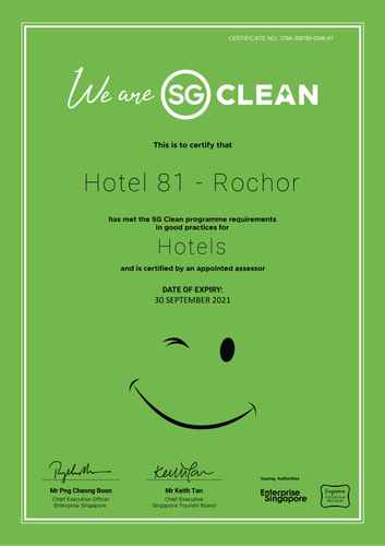 HYGIENE_FACILITY Hotel 81 Rochor - Staycation Approved