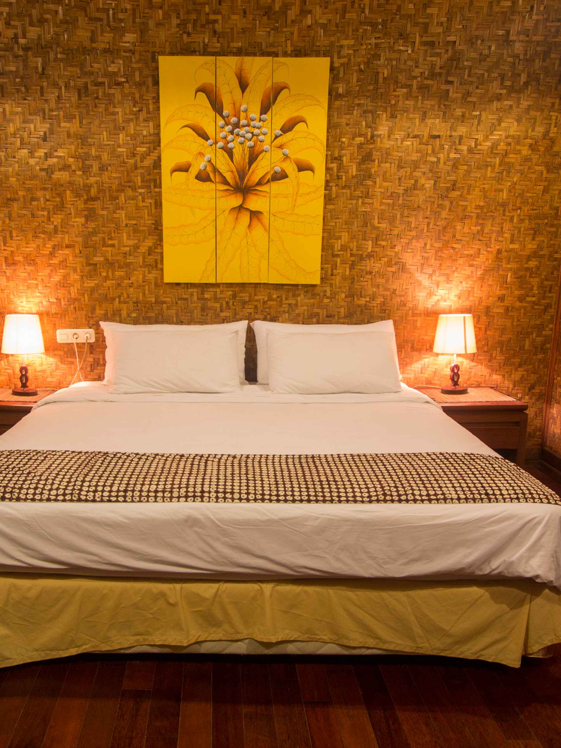 ห้องนอน Kampoeng Padi Resort