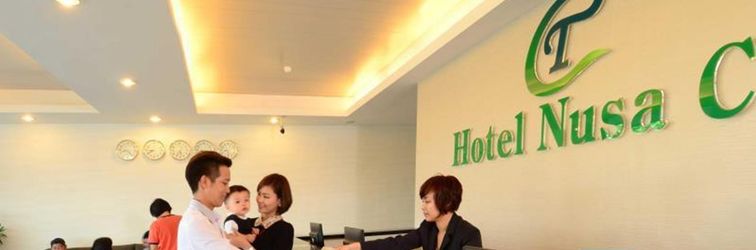 Lobi Hotel Nusa CT by Holmes Hotel