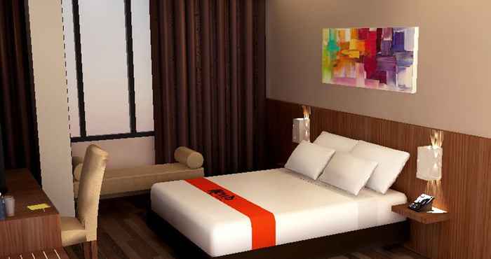 Bilik Tidur News Hotel Waru Sidoarjo