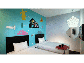 Kamar Tidur 4 Hotel Zamburger Bliss