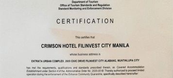 Bedroom 3 Crimson Hotel Filinvest City Manila