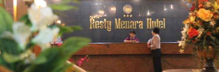 Lobby New Resty Menara Hotel Pekanbaru