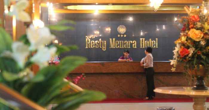 Lobby New Resty Menara Hotel Pekanbaru