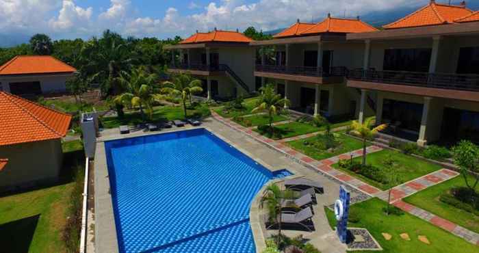 Swimming Pool Ocean View Tulamben Dive Resort		