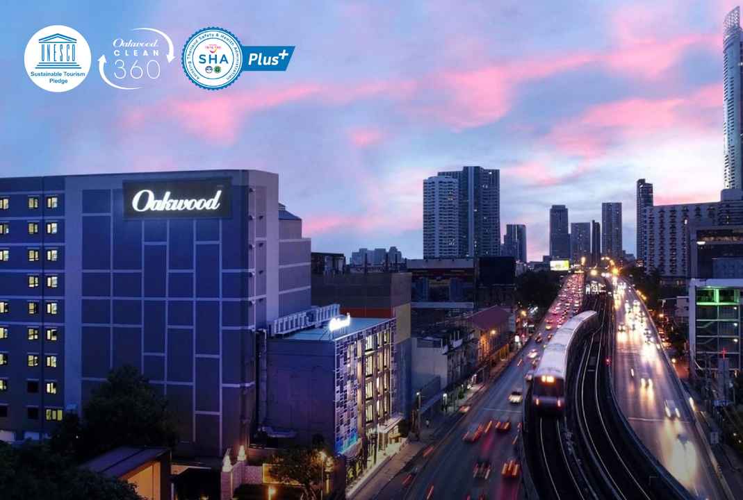 EXTERIOR_BUILDING Oakwood Hotel & Residence Bangkok SHA Plus Certified