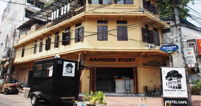 ภายนอกอาคาร Bangkok Story Hostel