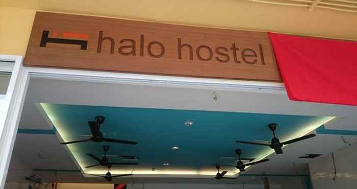 Bên ngoài Halo Hostel