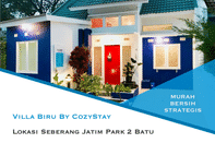 Luar Bangunan Villa Biru A by CozyStay