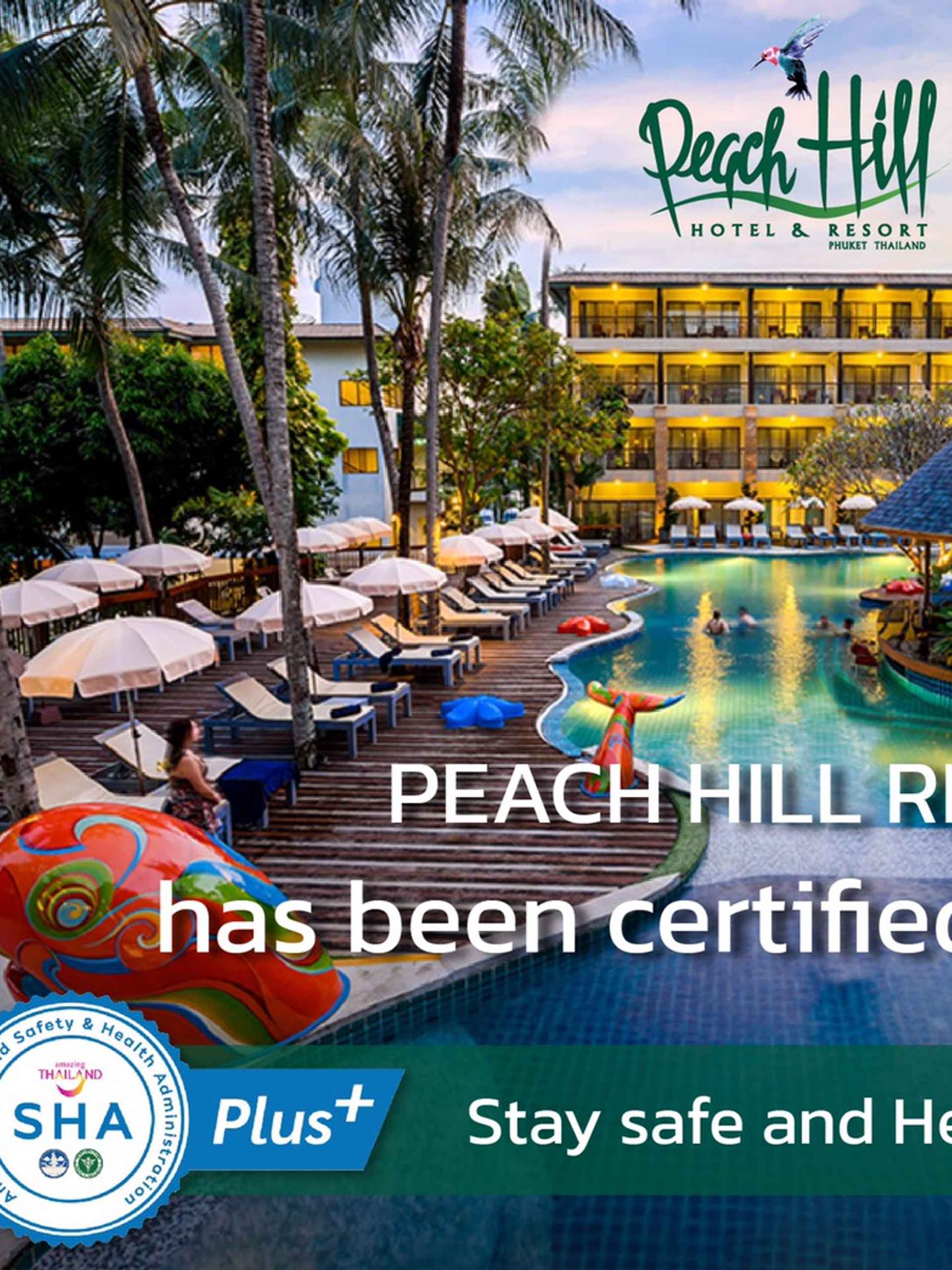 สระว่ายน้ำ Peach Hill Resort & Spa