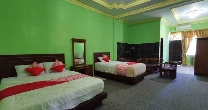 ห้องนอน OYO 3692 Hotel Akbar