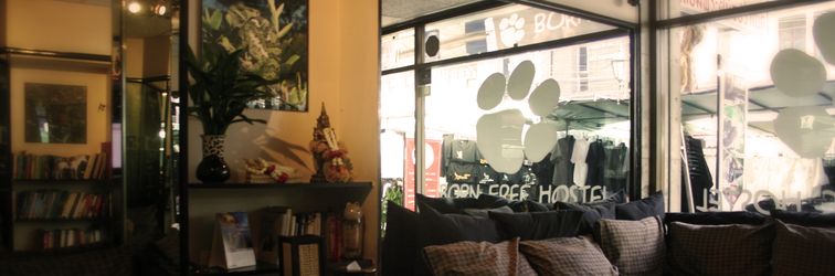 ロビー Born Free Hostel - Vista